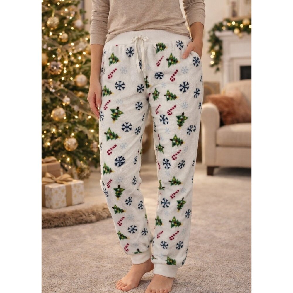 Em & Alfie Plush Christmas Pajamas Pants 3X NEW
